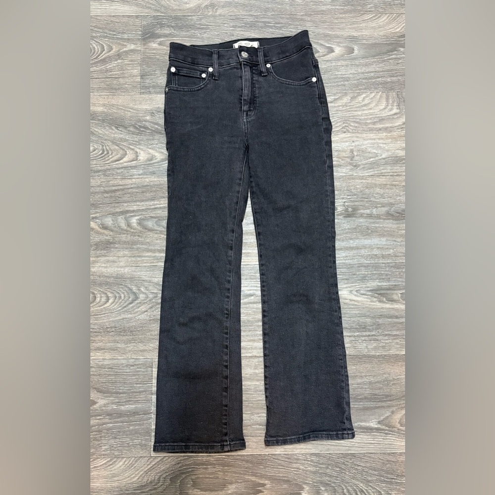 Madewell Size 26 Women's Black Flare Jeans